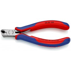 Челни клещи за електроника KNIPEX със скосен резец
