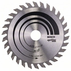 Циркулярен диск BOSCH Ф130х2.4 optiline Wood Z30