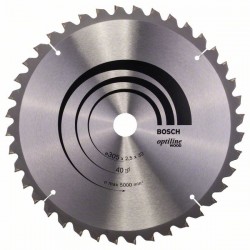 Циркулярен диск за рязане чрез потапяне BOSCH Ф305х2.5 Optiline Wood Z40