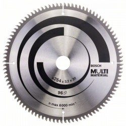 Циркулярен диск BOSCH Ф254х3.2 Multi Material Z96