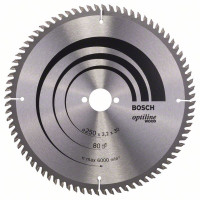 Циркулярен диск BOSCH Ф250х3.2 Optiline Wood Z80