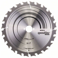 Циркулярен диск BOSCH Ф250х3.2 Speedline Wood Z24