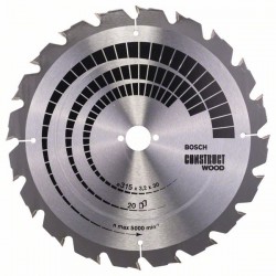 Циркулярен диск BOSCH Ф315х3.2 Construct Wood Z20