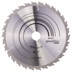 Циркулярен диск BOSCH Ф235х2.6 Speedline Wood Z30