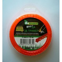 Корда квадратна оранжева GARDENIA Twistop sqare 3,0x15