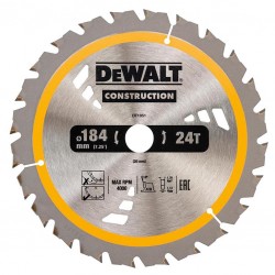 Циркулярен диск за дърво DeWALT DT1951 Ф184х20