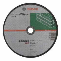 Карбофлексов диск BOSCH за рязане на камък  Ф230х3х22.23 standard