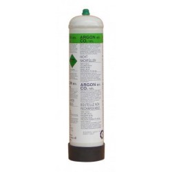Флакон с аргон-въглероден двуокис DECA, 1 l