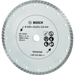 Диамантен диск BOSCH Turbo 230 mm