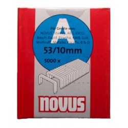 Кламери за телбод NOVUS 6 mm - 5000 броя, тип 53