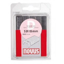 Кламери за телбод NOVUS 6 mm - 1200 броя, тип 53F