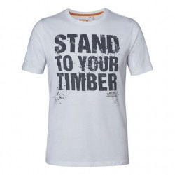 Tениска STIHL "STAND TO YOUR TIMBER" бяла, XXL