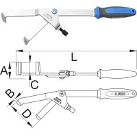 Инструмент за задържане съединител и скорости UNIOR 3050/2BI