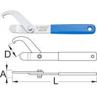 Секторен ключ за мотоциклет UNIOR 3401/2P