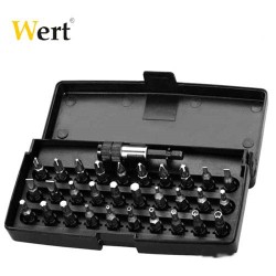 Комплект накрайници за отвертка 31 части WERT