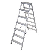 Алуминиева двустранна стълба DRABEST 2x8