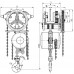 Ръчен подвижен телфер BRANO Z 220A - 1.0