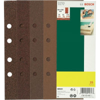 Комплект шкурки BOSCH 25 части