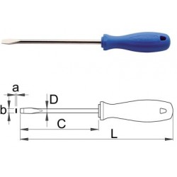 Отвертка плоска UNIOR NI 605 0.8х4 mm