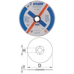 Карбофлексов диск UNIOR за рязане на метал-1200-1, 230 mm