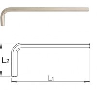 Ключ шестограм удължен (inbus) UNIOR 230-3L,7/16" 