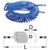 Маркуч спирален на въздух UNIOR 6.5 x 10 mm