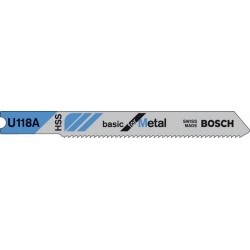 Ножчета за прободен трион BOSCH -U 118 A-3бр.